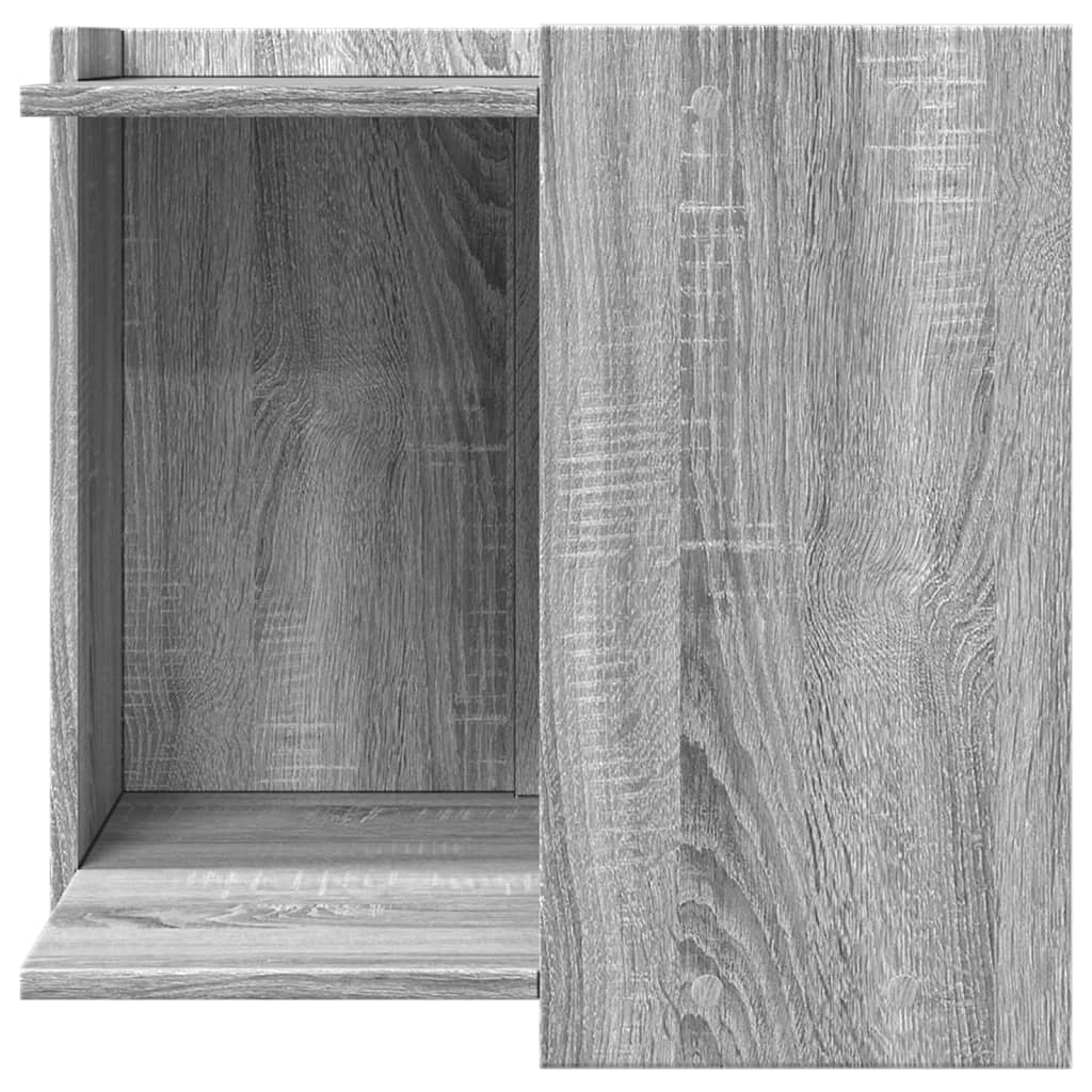 Mobiletto per lettiera per gatti in legno ingegnerizzato Sonoma grigio 02_0043334
