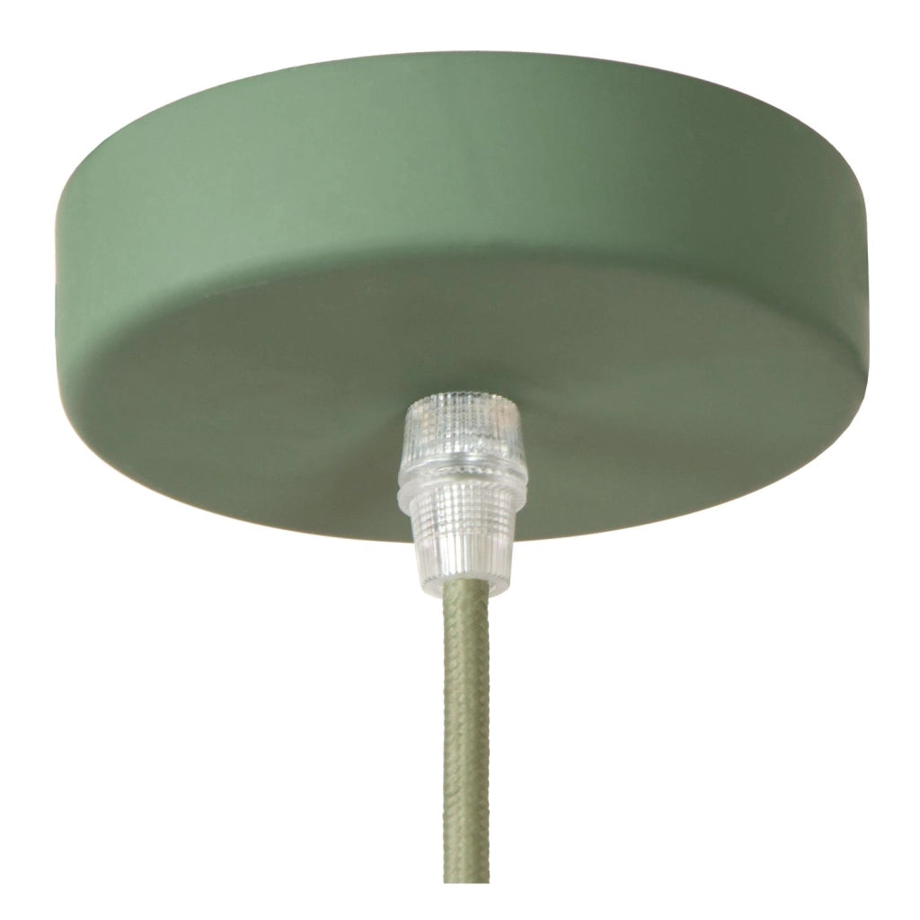 Lampada sospesa MAURO verde MDF geometrica 1xE27 Lucide