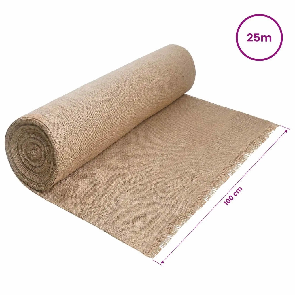Rotolo di Juta 200 x 2500 cm Naturale 42012156