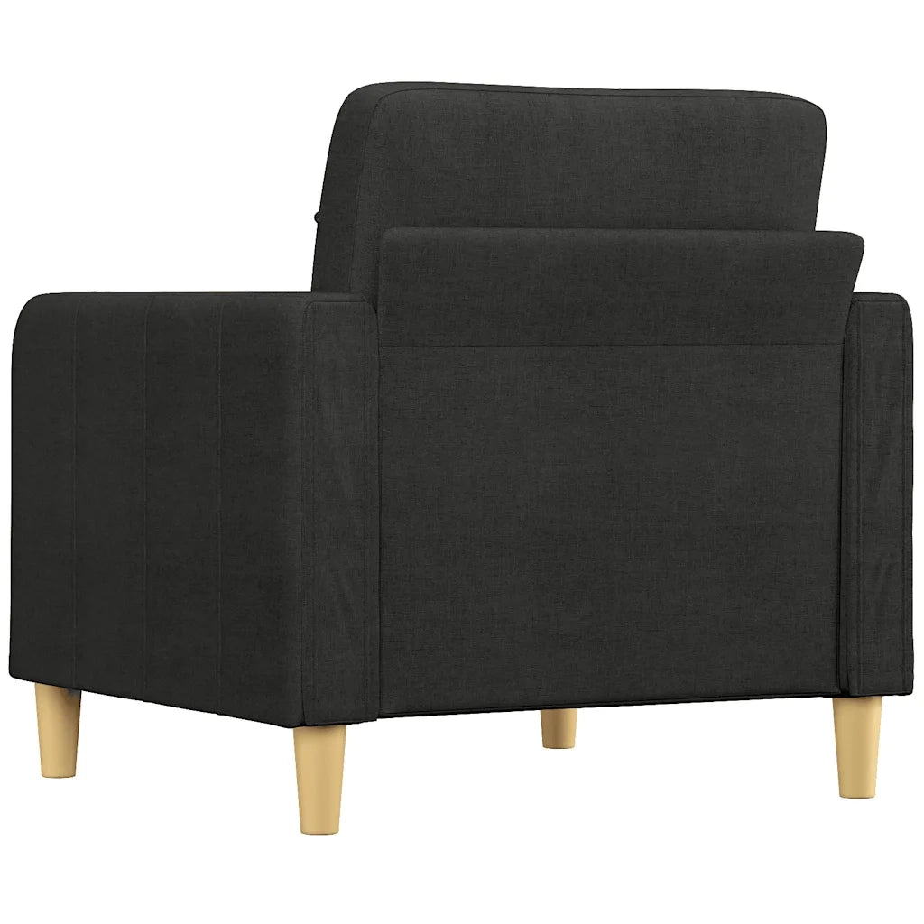 Divano Sedia-Poltrona Nera 60 cm in Tessuto 242703