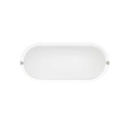 Plafoniera ovale ZIBOR a led stagna IP65 12W 4000K Bianca