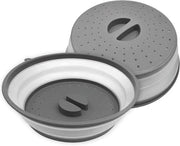 Dekki magnetron premium opvougbare - Set da 2 - Protezione magnetron per verdure e frutta - Grigio - Alta protezione magnetron