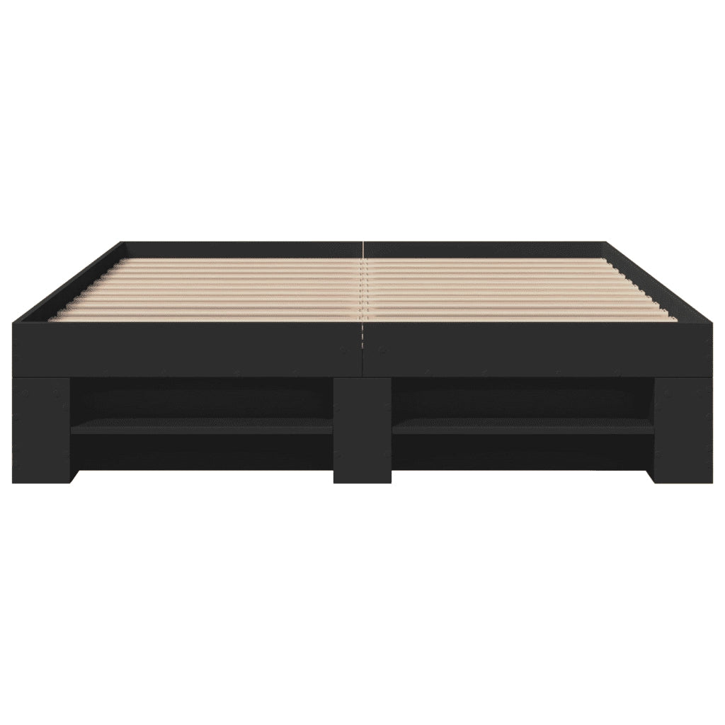 Giroletto Nero 135x190 cm in Legno Multistrato