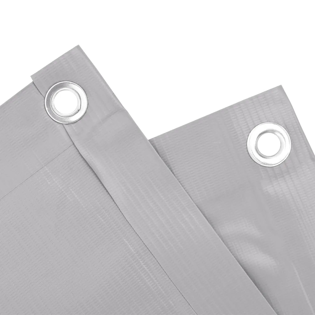 Paravento da Balcone Grigio 500x75 cm in PVC 4005382
