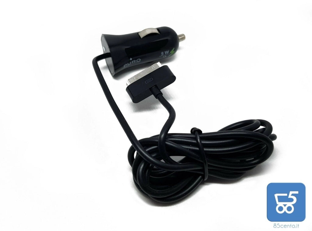 Caricatore IPhone 4 4S iPod da auto 12v e 24v viaggio 5v 1A connettore largo 30 P