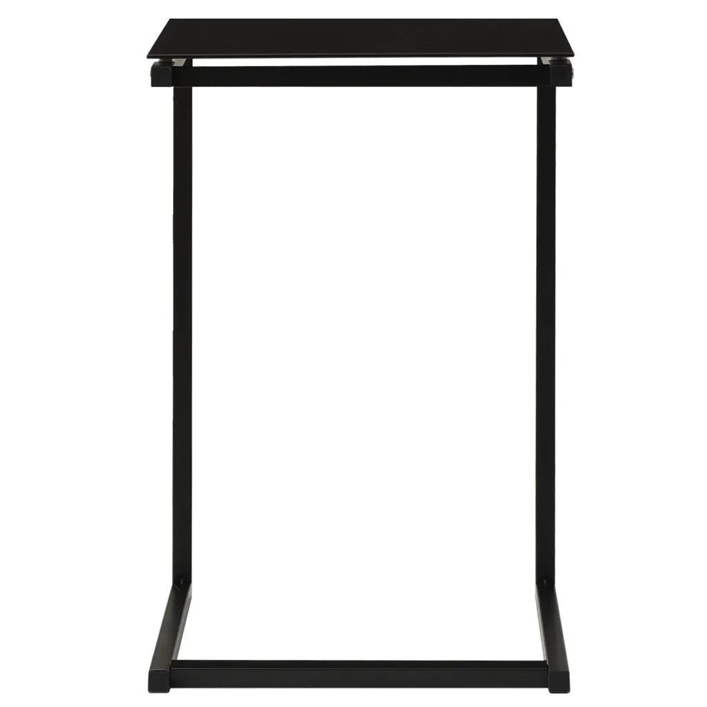 Tavolino Nero 40x40x60 cm in Vetro Temperato 322784