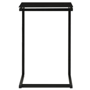 Tavolino Nero 40x40x60 cm in Vetro Temperato 322784