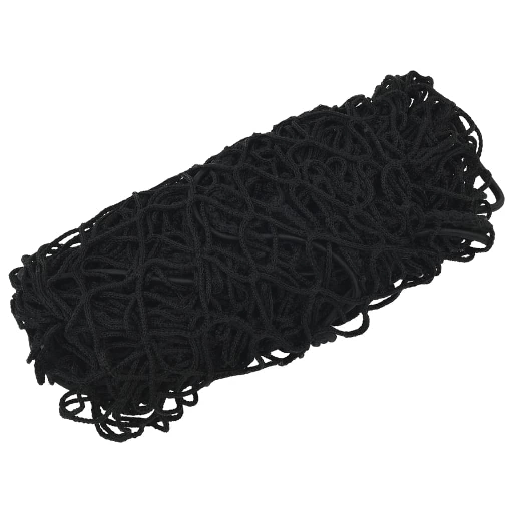 Rete per rimorchio copertura per fissaggio carico portapacchi con cordino elastico 2,1 x 1,25 m PP nero 02_0042177