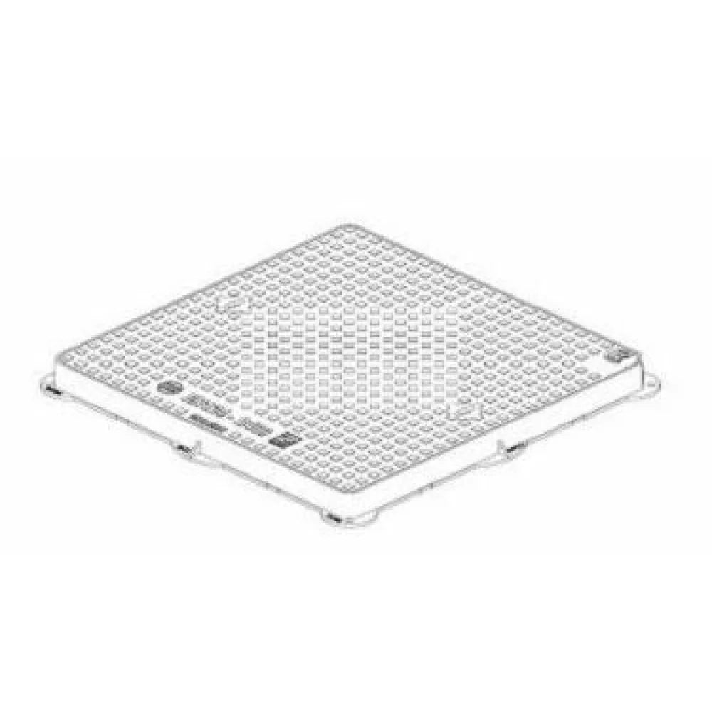 Chiusino ghisa telaio + coperchi o b125 80x80 b07vq4m2lp