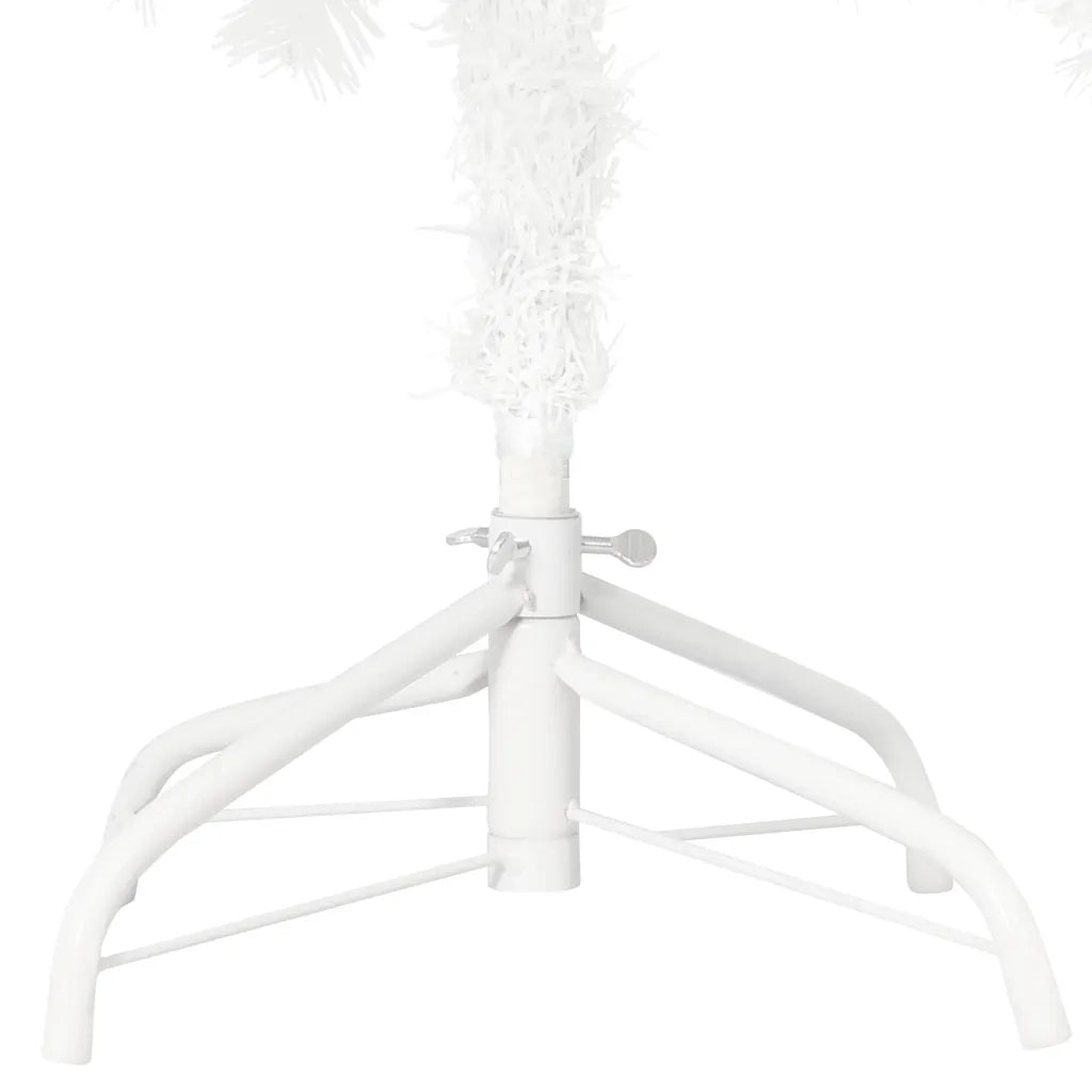 Albero di Natale Preilluminato con Palline Bianco 150 cm 3077633