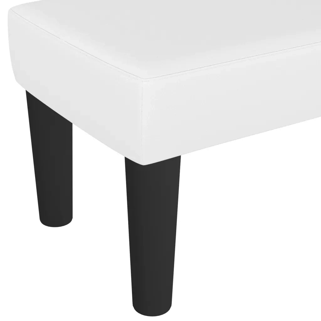 Panca Bianca 70x30x30 cm in Similpelle CFW5703755