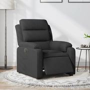 Poltrona Elettrica Reclinabile Nera in Tessuto 3204958