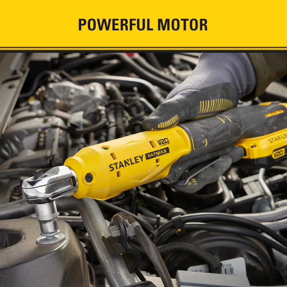 Chiave de Carraca V20 Li-Ion 18V 3/8" 47,5Nm, velocidad 300 rpm. Sin cargador/batería per artigiani e fai da te, per lavori precisi e rapidi, 20 L