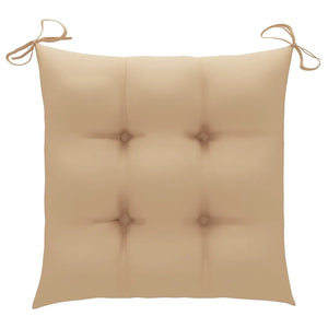 Sedie da Giardino con Cuscini 8 pz in Legno Massello di Teak cod mxl 8683