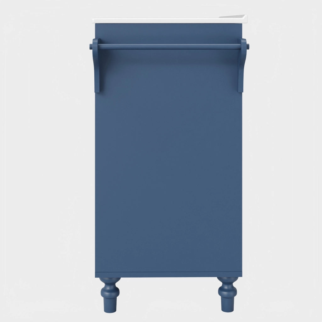 Mobile Bagno Sospeso con Lavabo in Ceramica, LED, Specchio e Cassetto ¨C MINIMAL ¨C Bianco Lucido