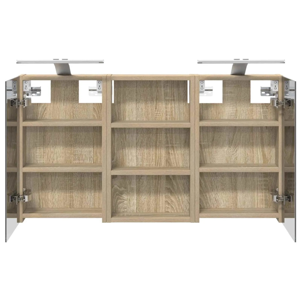 Set di Armadi da Bagno con lo scaffale 3 pcs 90 x 10,5 x 50 cm 3403674