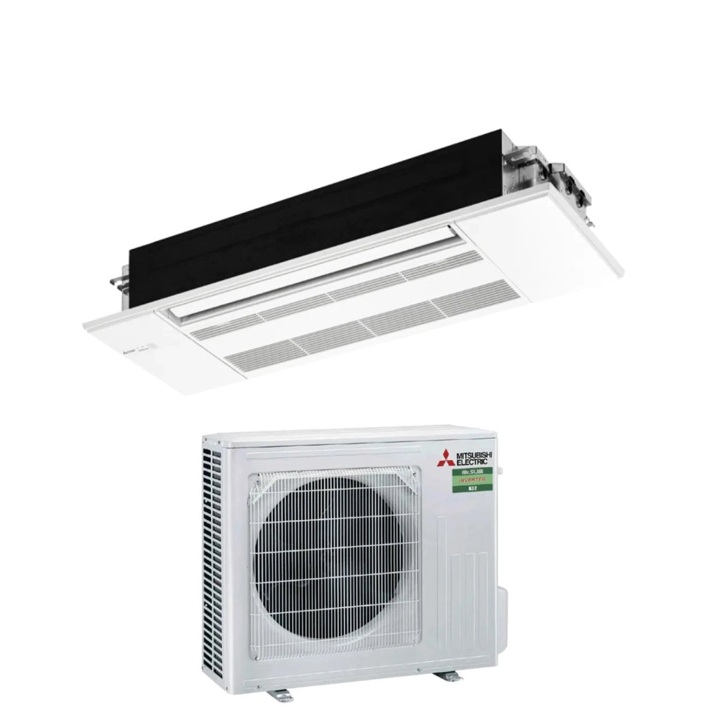 Climatizzatore Condizionatore Mitsubishi Electric Inverter Cassetta 1 via 18000 Btu MLZ-KP50VG R-32 Wi-Fi Optional con Griglia e Telecomando di serie Incluso
