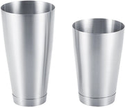 Set di Shaker Cocktail in Acciaio Inossidabile - 600/750 ML - Shaker per Barman - Miscelatori per Cocktail Boston Martini - Argento.