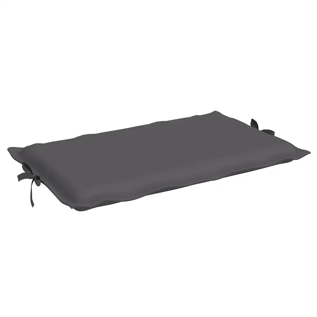 Cuscino per Lettino Antracite 186x58x4 cm in Tessuto Oxford 314158