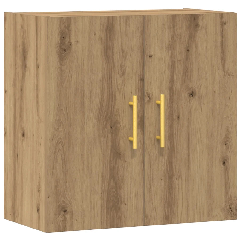 Armadietto a Muro | Mobile a Parete Rovere Artigianale 60x31x60 cm in Truciolato