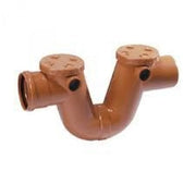 Sifone monolitico acque nere pvc fognatura d.110