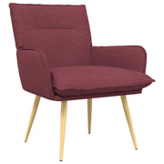 Poltrona Rosso Vino Tessuto 42047701