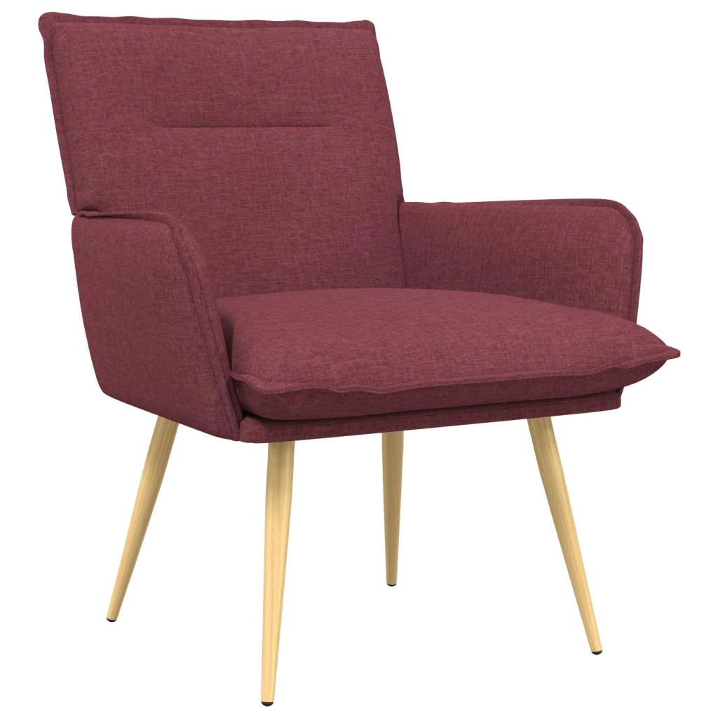 Poltrona Rosso Vino Tessuto 42047701