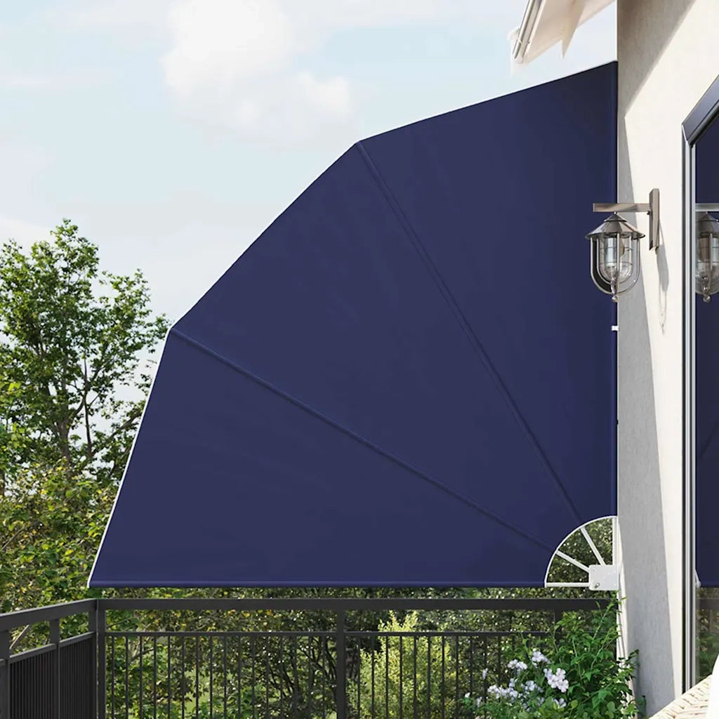 vidaXL Schermo di Privacy per Balcone Blu marino 210 x 210 cm Tessuto