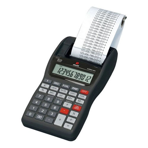 Calcolatrice scrivente summa 301 black - B3312