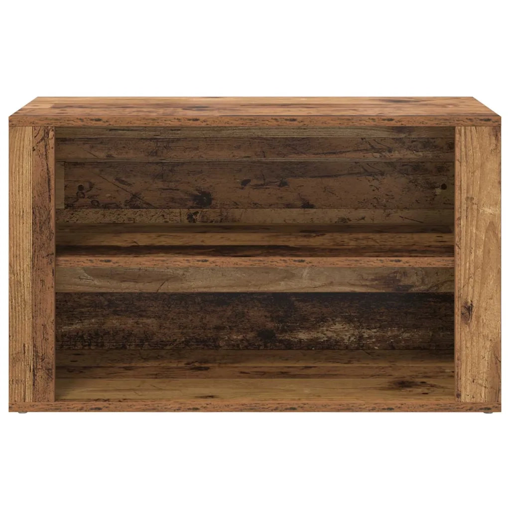 Scarpiera Legno vecchio 75 x 35 x 45 cm Legno multistrato