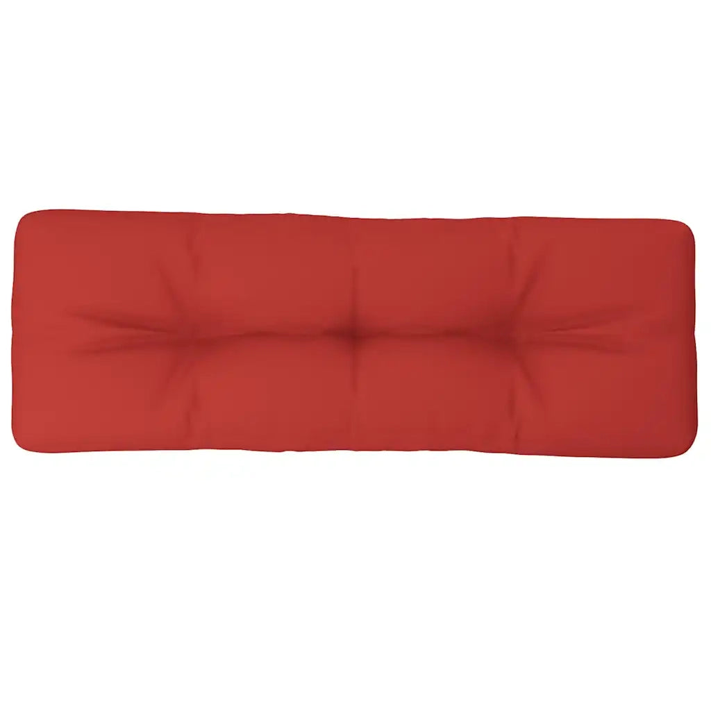 Cuscino per pallet | Cuscini per sedie Rosso 120x40x12 cm in Tessuto