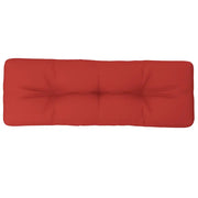 Cuscino per pallet | Cuscini per sedie Rosso 120x40x12 cm in Tessuto