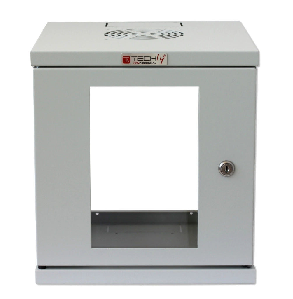 Armadio Rack 10'' a muro 6 unità Grigio