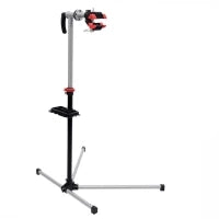 Cavalletto per Manutenzione Bici con Altezza Regolabile e Rotazione a 360°, 100x66x109-180cm