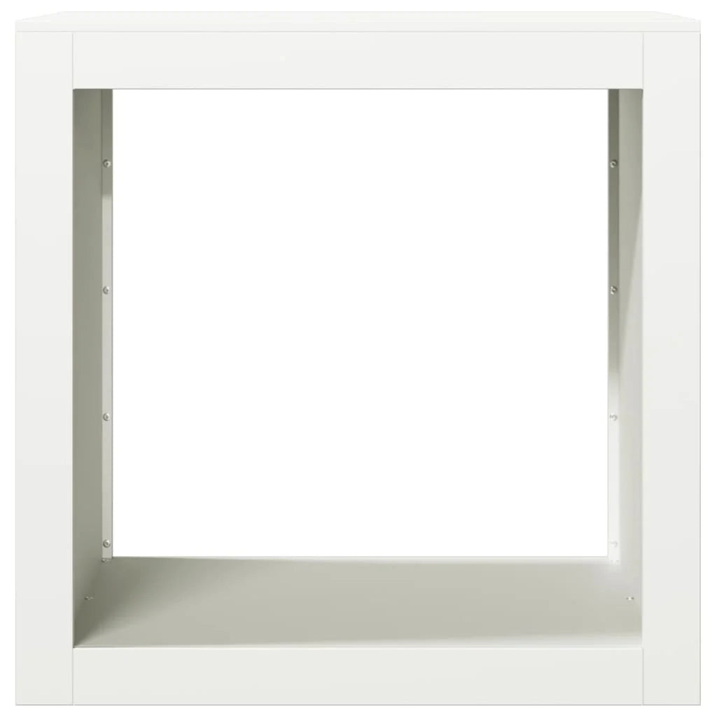 Portalegna 60 x 40 x 60 cm acciaio bianco 02_0043726