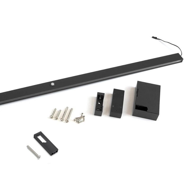 Specchio da bagno Pegasus con Illuminazione LED frontale, rettangolare 600x700mm, AC 230V 50Hz, 6W, Alluminio e Vetro