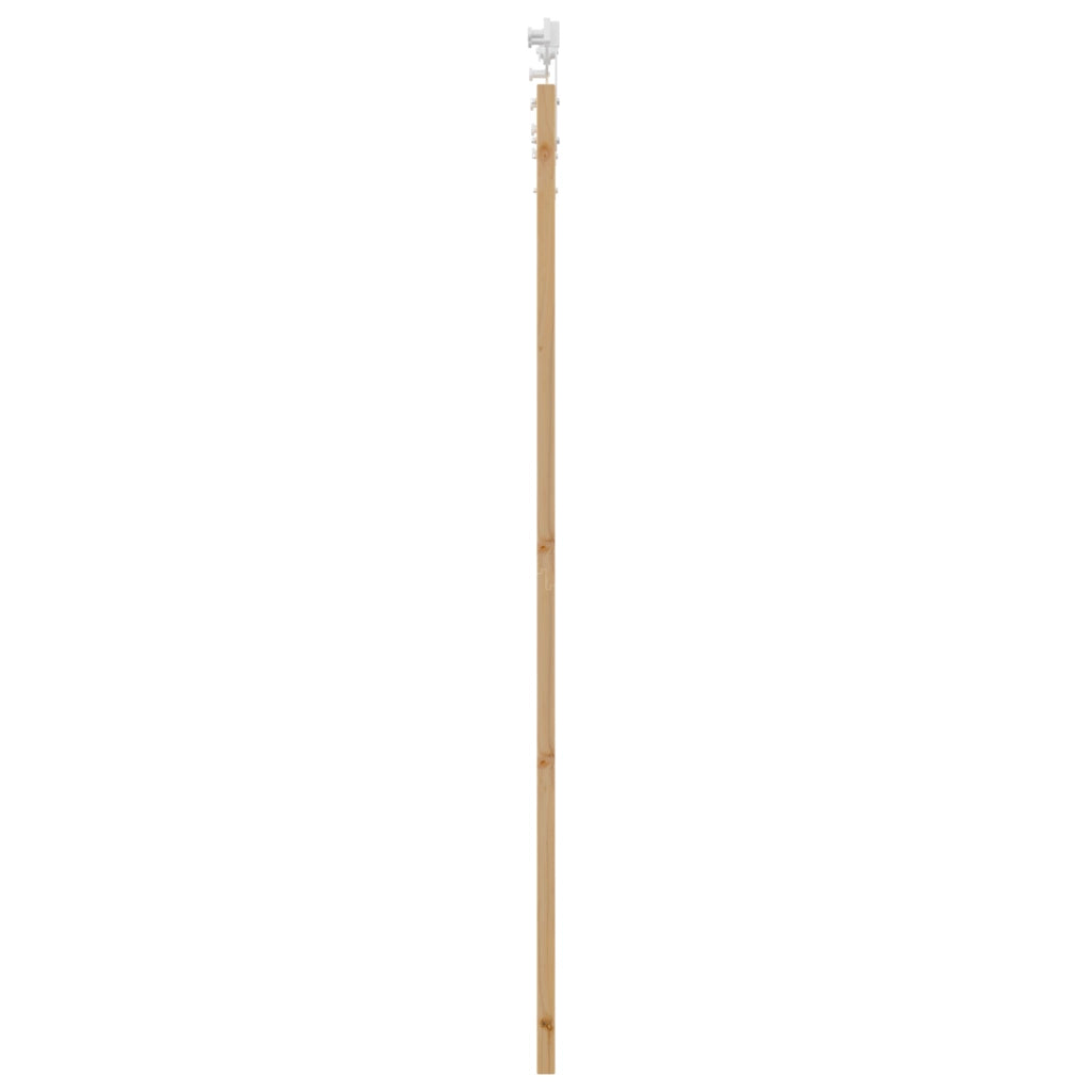 Set Porta Scorrevole  con kit di accessori 93x211 cm Legno Massello di Pino