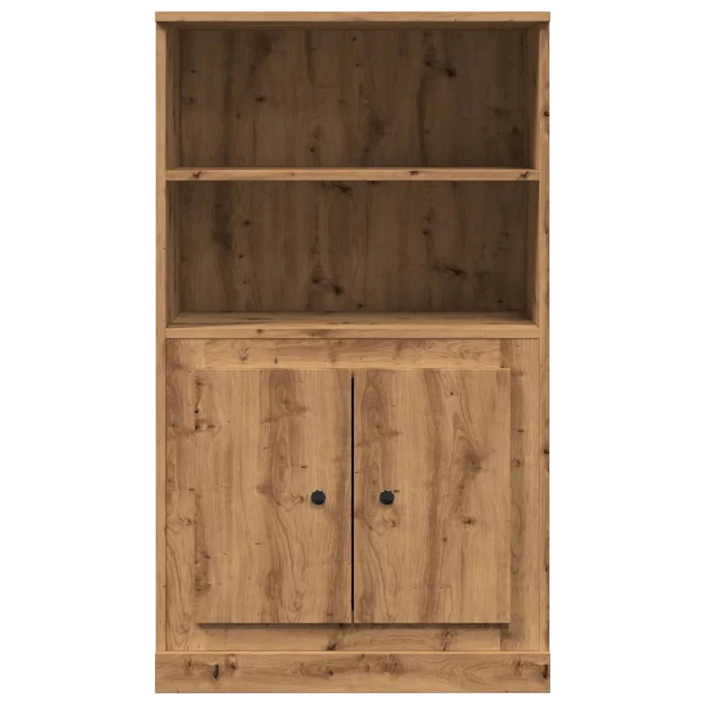 Buffet credenza cassettiera mobiletto mobile contenitore organizer cucina soggiorno salotto alto fatto a mano 60 x 35,5 x 103,5 cm legno ingegnerizzato marrone 02_0033163