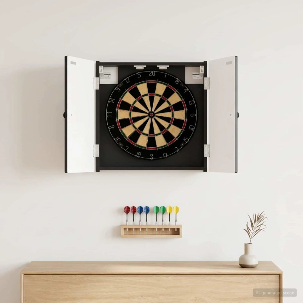 Armadio per Dartboard BREDA Nero 52,5 x 10,5 x 53,5 cm 897546