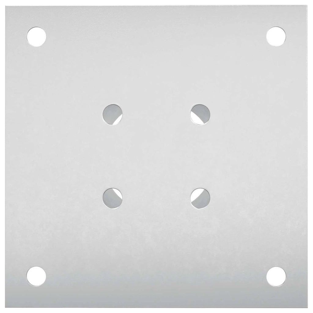 Ancora rotonda per terreno 12 pcs Argento 15 x 15 x 15 cm