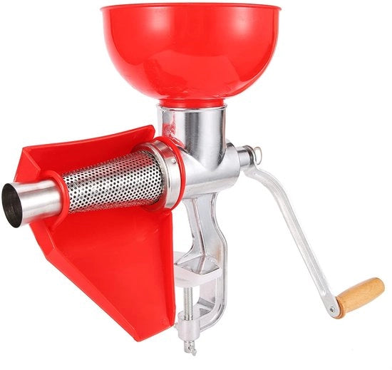 Strumento per Spremi Frutta Professionale - Maniglia Ergonomica - Spremipomodoro - Centrifuga Succo - Facile da Utilizzare - Grande Capacità