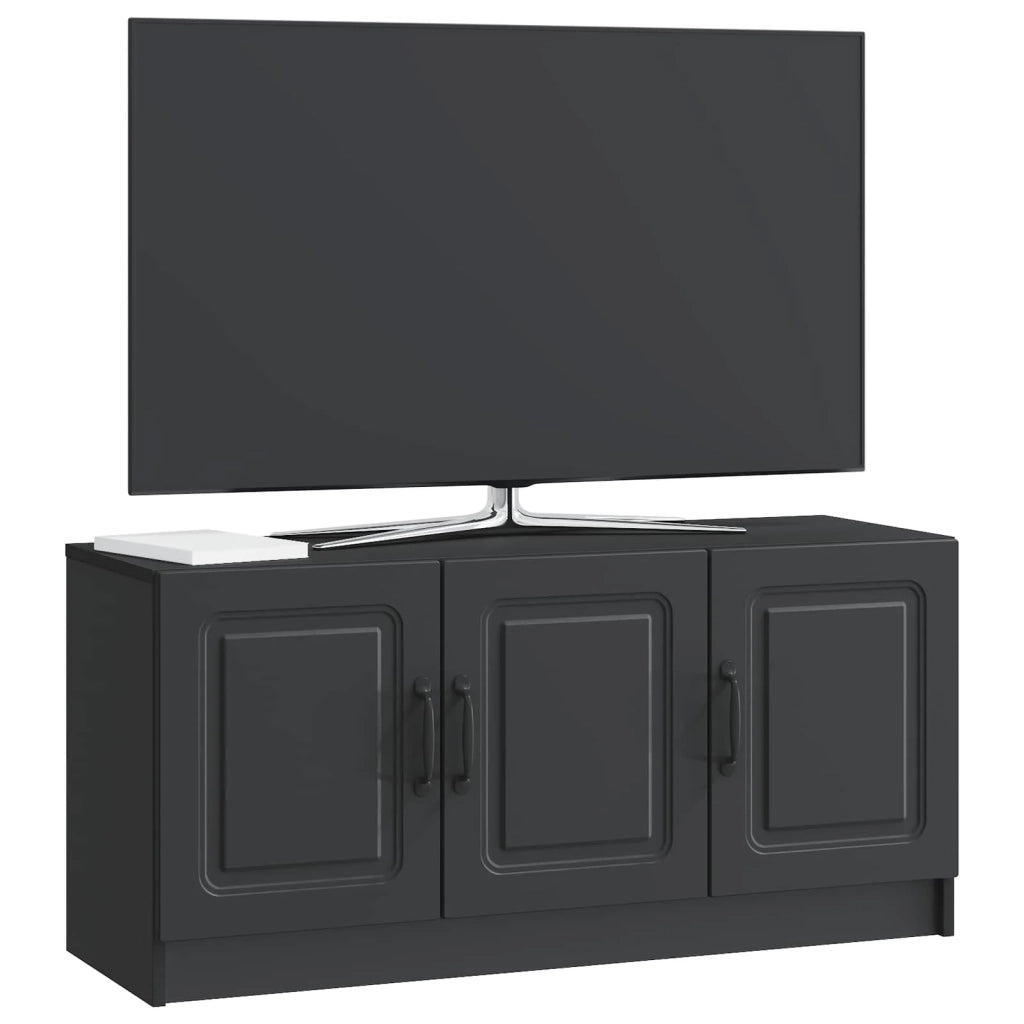 Mobile TV Nero 99 x 34,5 x 47 cm Legno ingegnerizzato