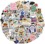Sticker motivazionali 100 pezzi - Sticker in vinile idrorepellente per libro, bottiglia d'acqua, laptop, borsa scrapbook