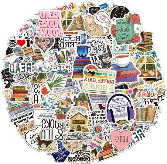 Sticker motivazionali 100 pezzi - Sticker in vinile idrorepellente per libro, bottiglia d'acqua, laptop, borsa scrapbook