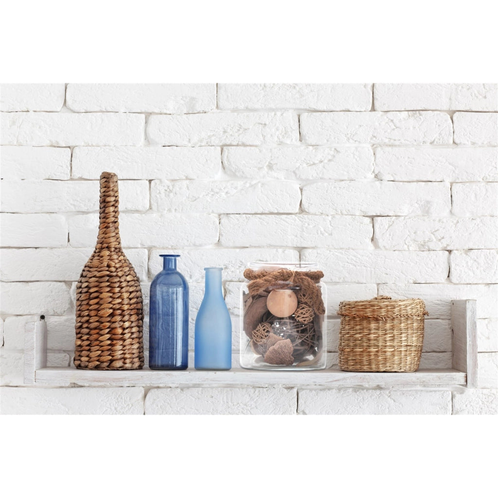 Barattolo Decorativo Flora in Vetro con Piante Essiccate