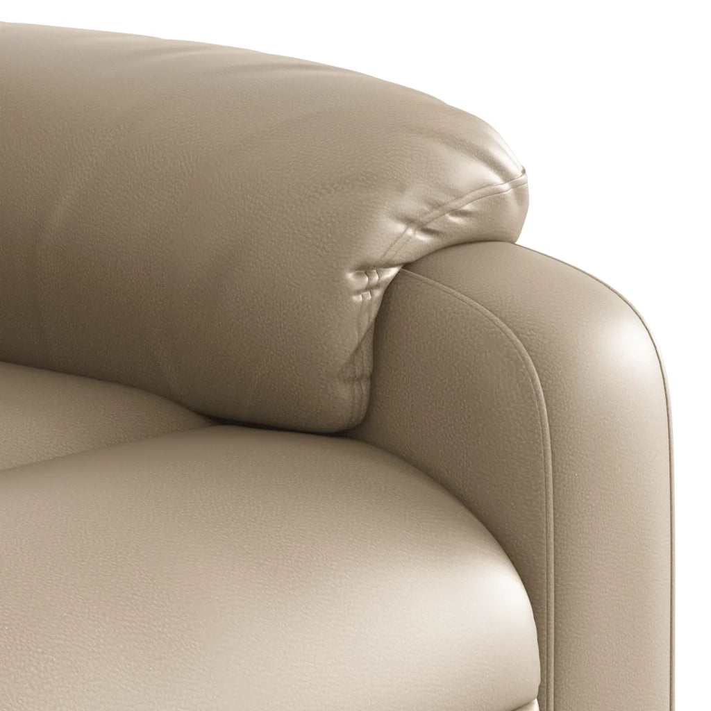 Poltrona Reclinabile Cappuccino in Similpelle 373492