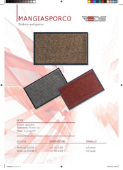 Tappeto Zerbino moquette fuoriporta mangiasporco 40 x 70 cm 4 Colori
