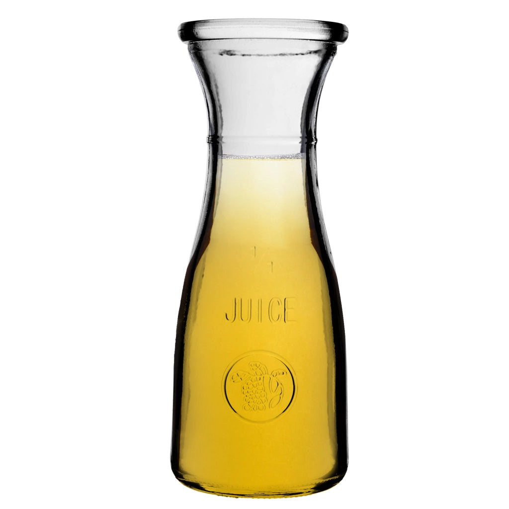 Caraffa in vetro KADAX per acqua, brocca in vetro da 250 ml, per succhi di frutta, vino, limonata e altre bevande.