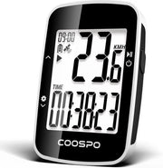 Computer di bicicletta GPS con connessione Bluetooth 5.0/ANT+ IP67 impermeabile, display LCD 2.3 pollici con illuminazione di sfondo automatica - computer di bicicletta