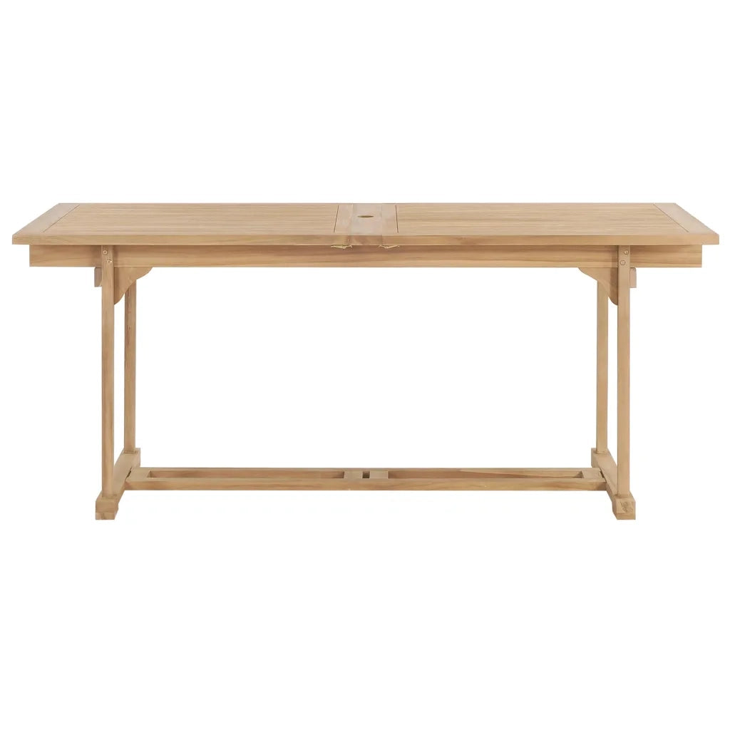Tavolo da Giardino Allungabile 180-280x100x75 cm in Teak 44678